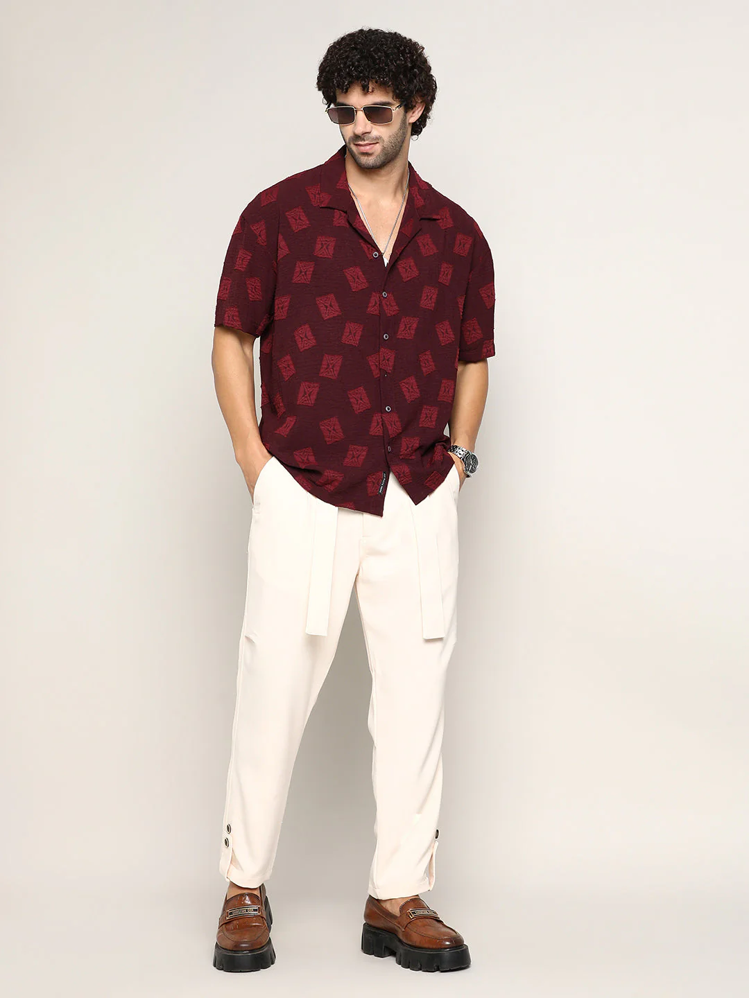 Indie-Cuban Oversized Shirt - Image 6