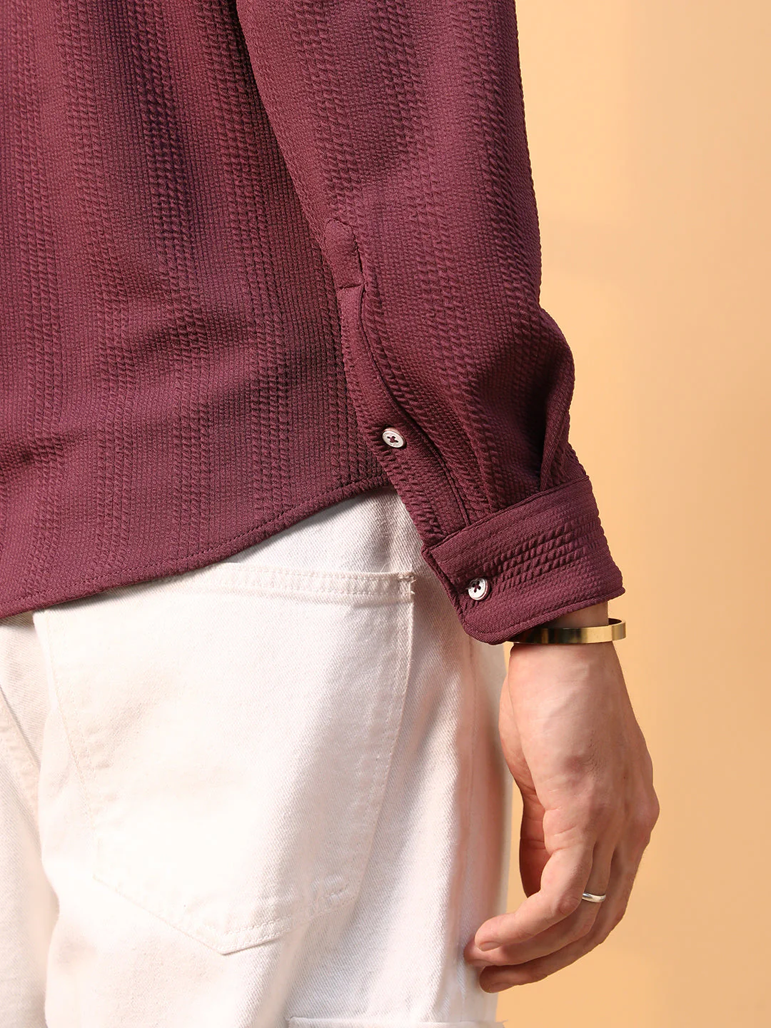 Rope-Textured Shirt - Image 8