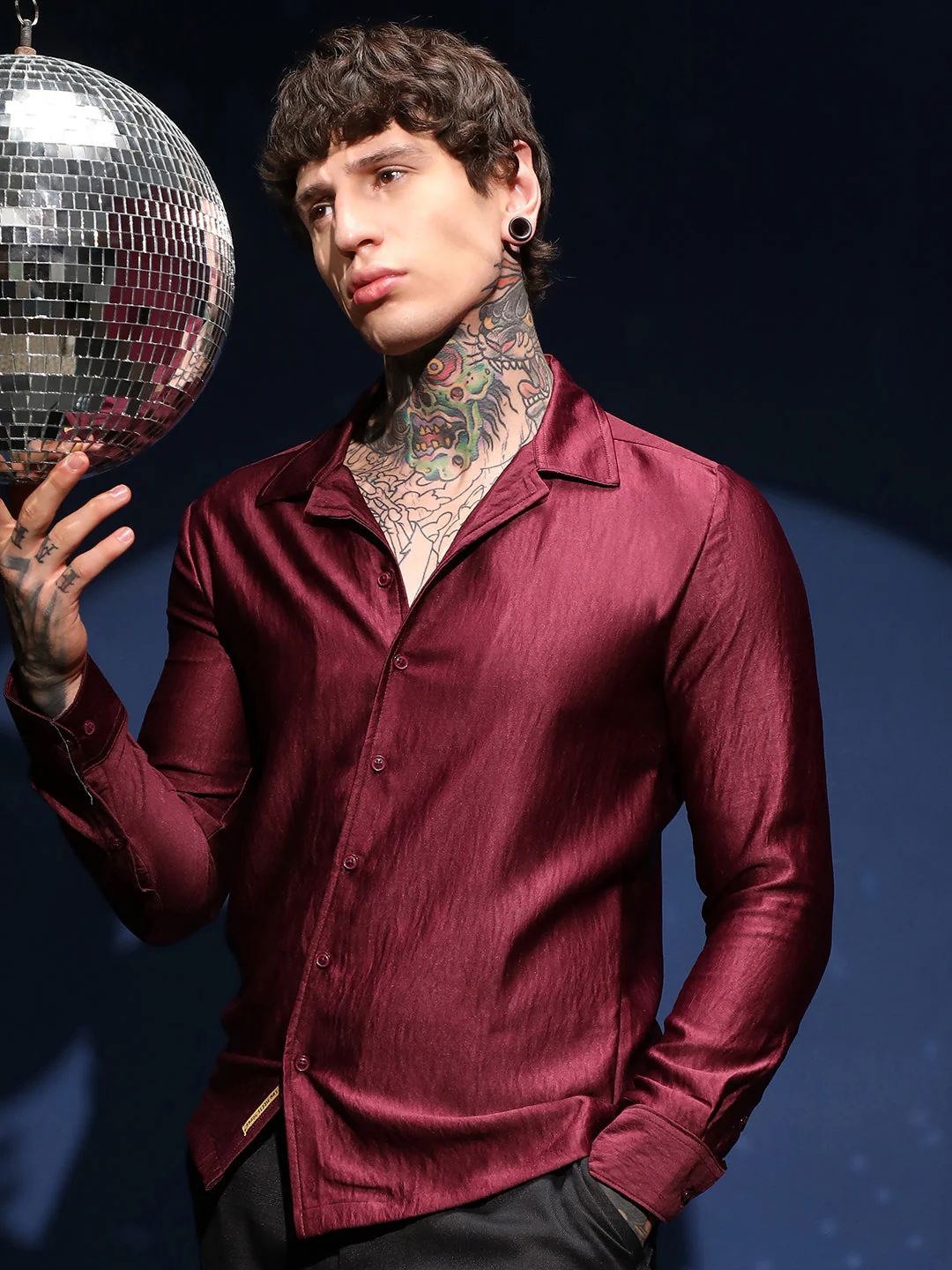 Satin Cuban Shirt