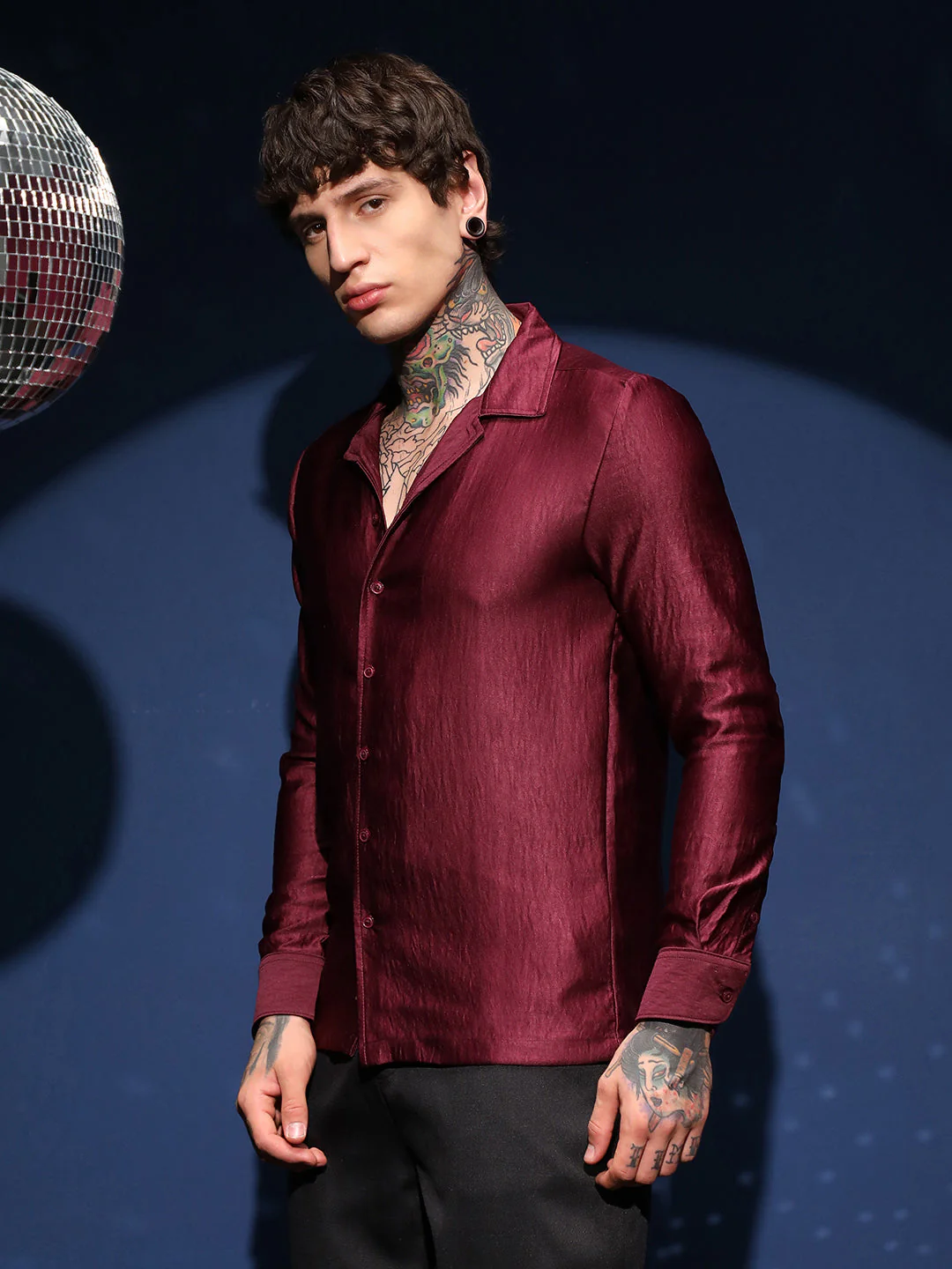 Satin Cuban Shirt - Image 3