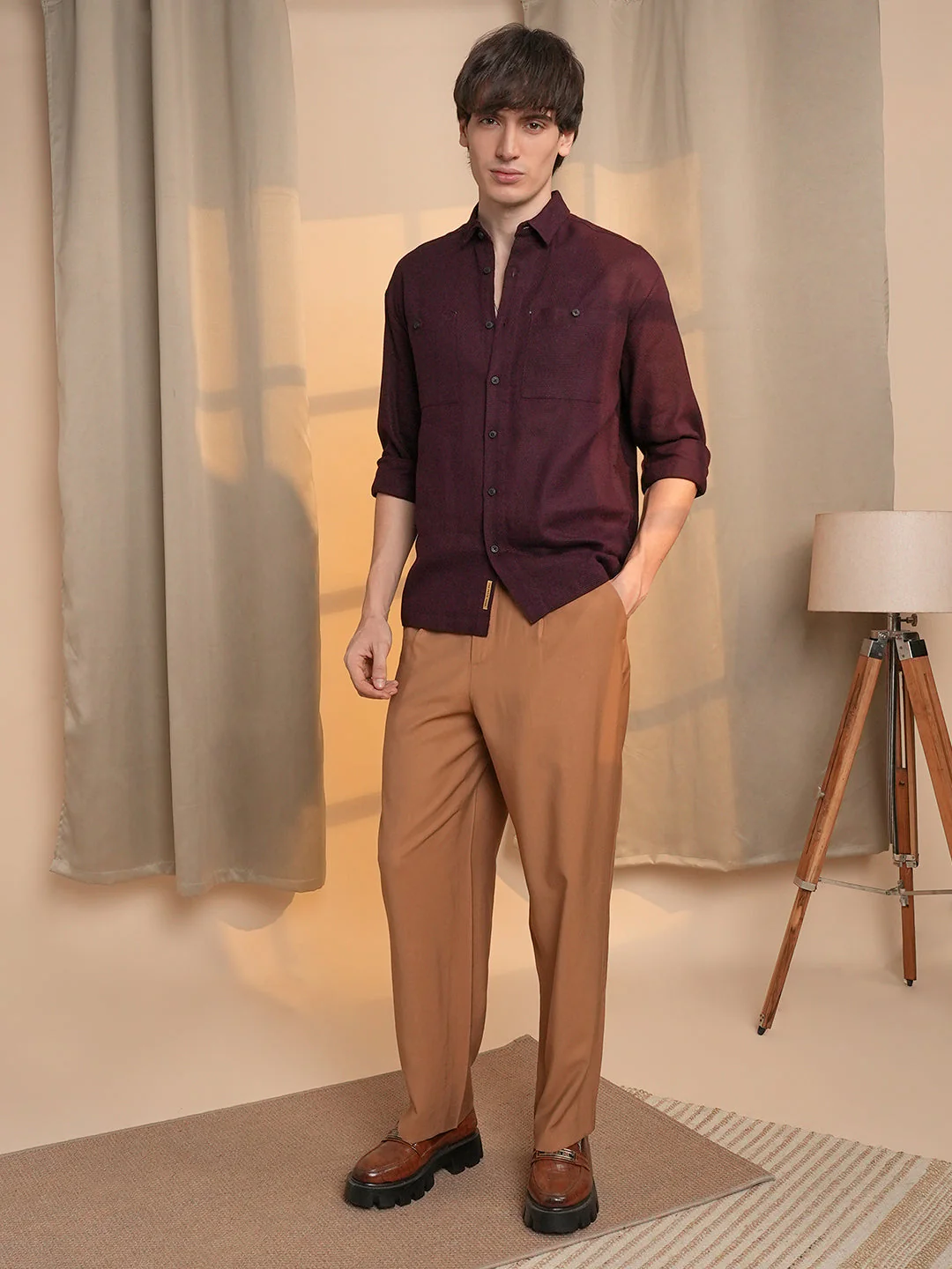 Solid Utility Shirt - Image 5