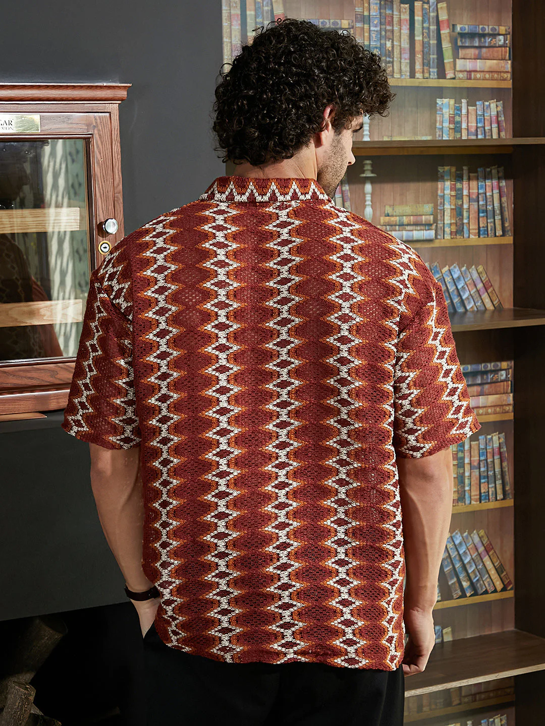 Folk-Logenze Oversized Polo T-Shirt - Image 4