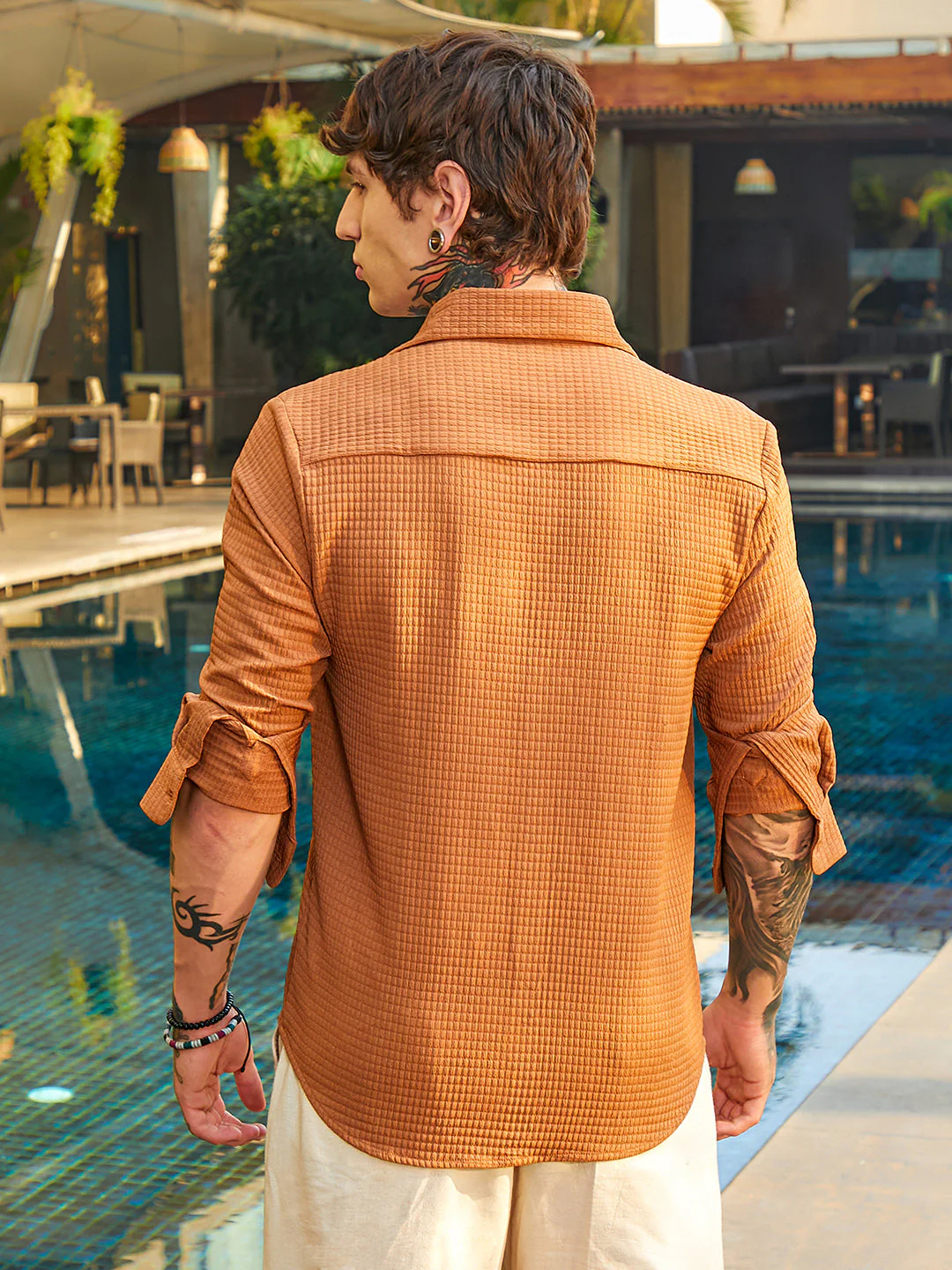 Grid-Textured Shirt - Image 4