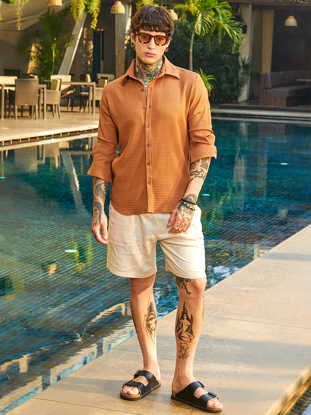 Grid-Textured Shirt - Image 6