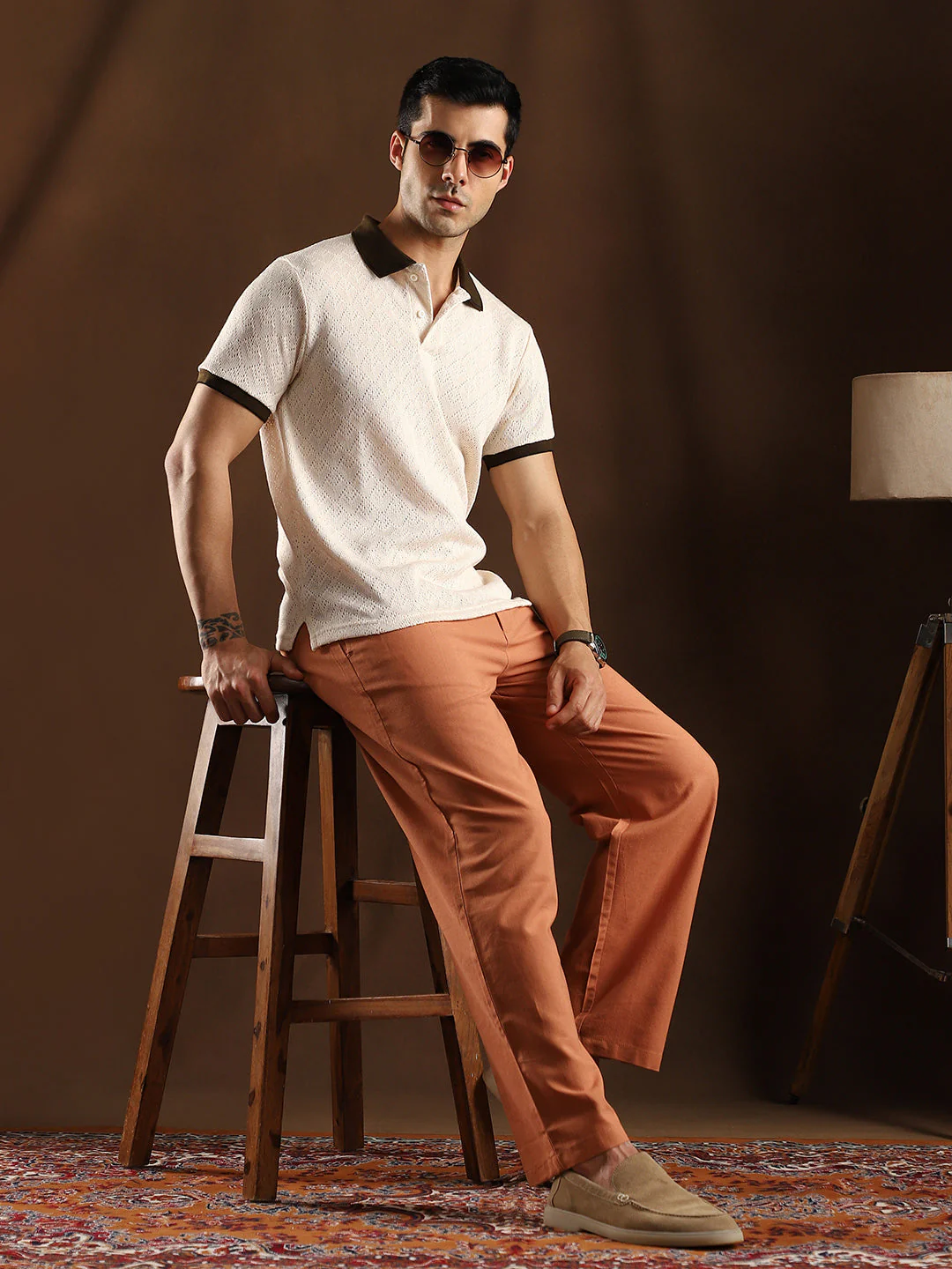 Lightweight - Straight-Pleated Slittrousers - Image 6