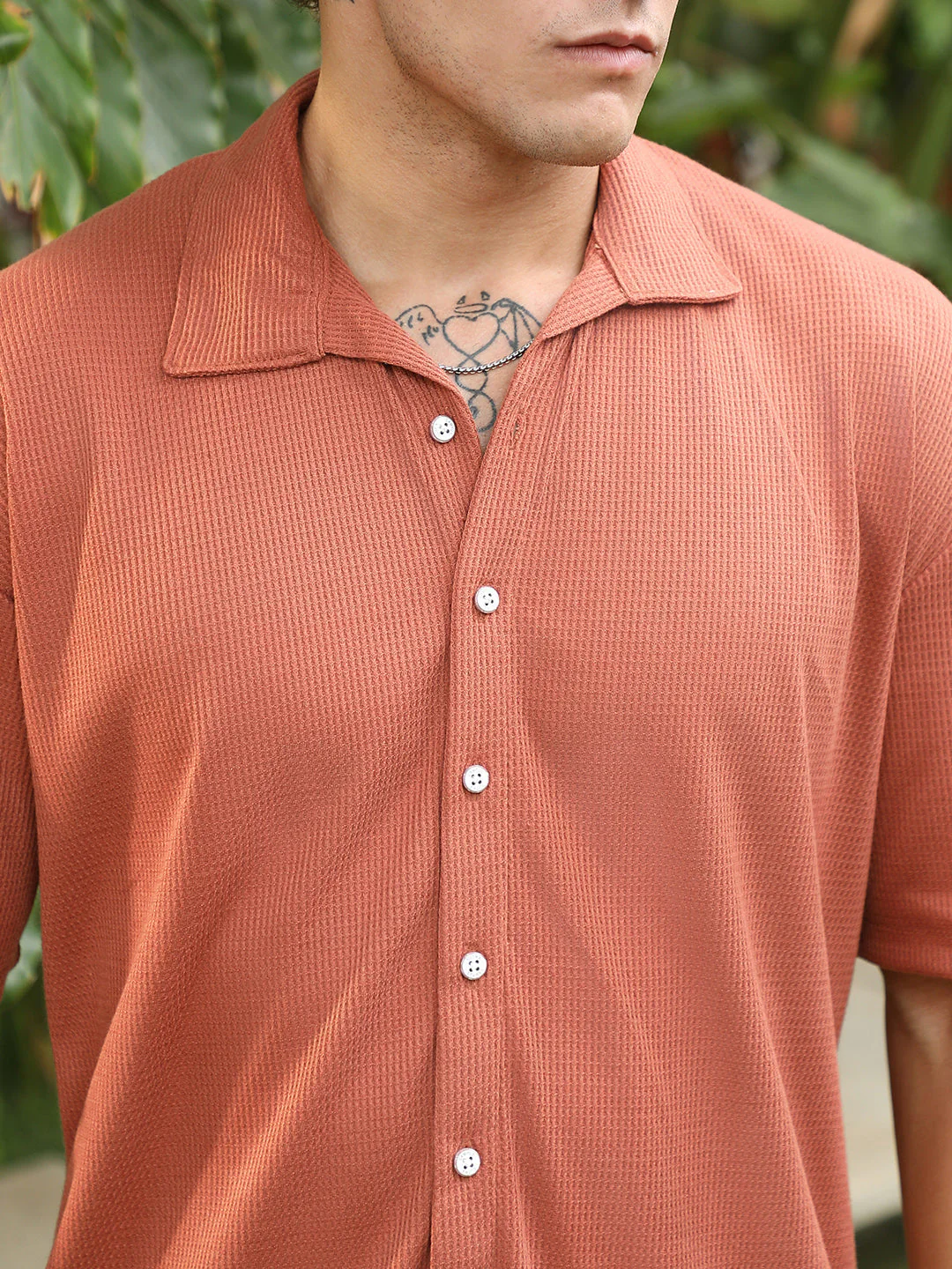 Waffle-Knit Shirt - Image 7