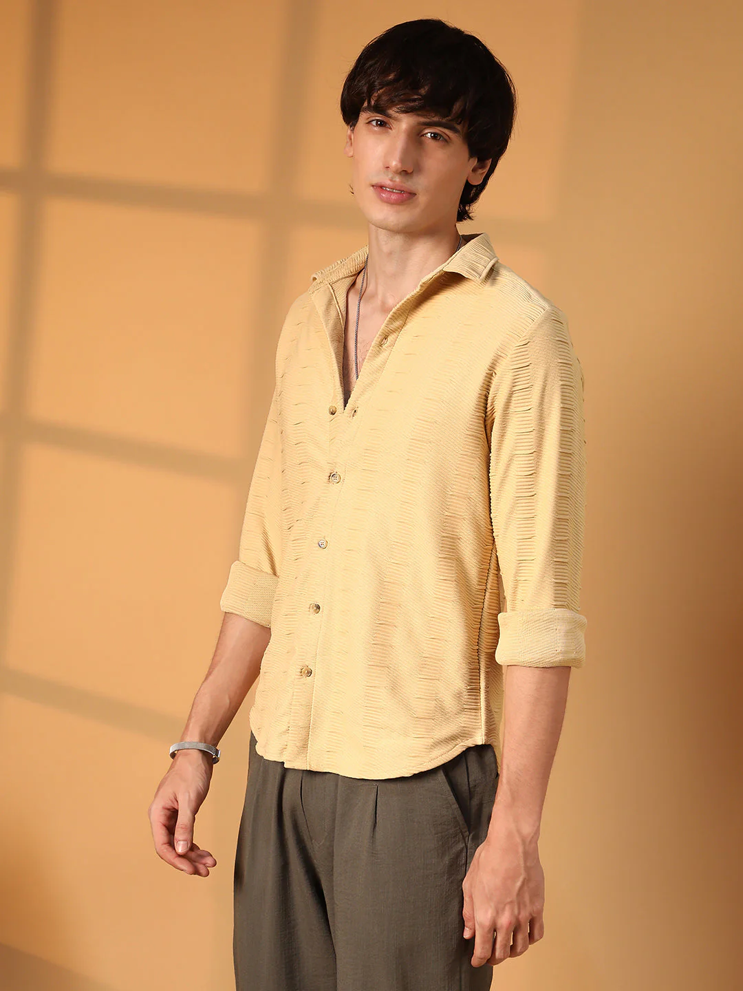 Ruche-Ribbed Shirt - Image 3