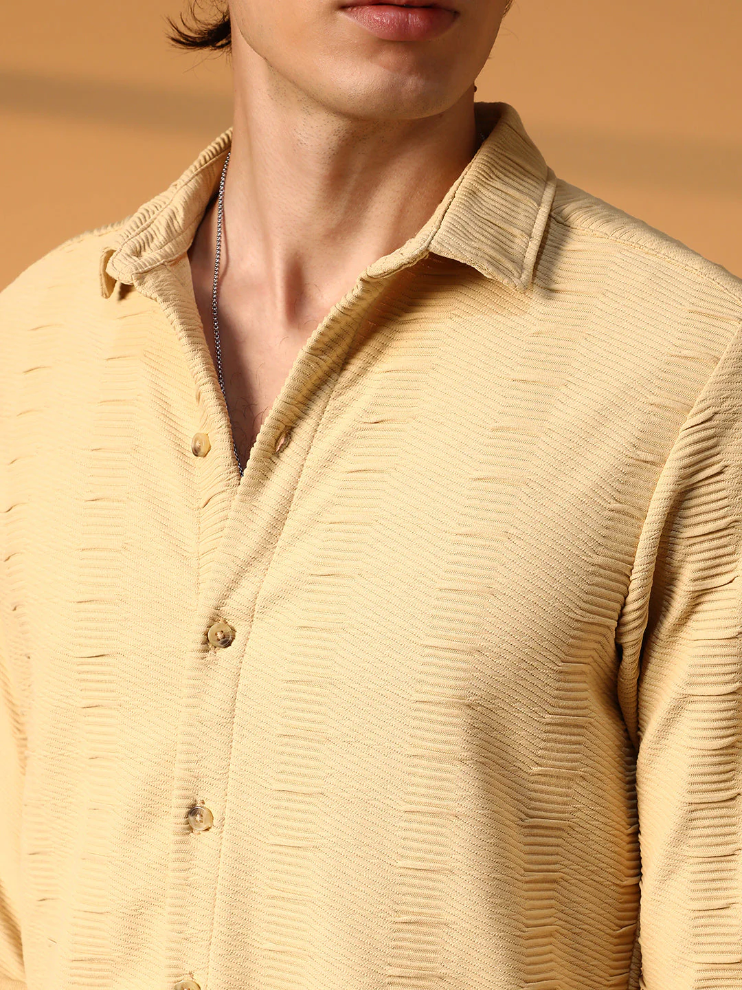 Ruche-Ribbed Shirt - Image 7