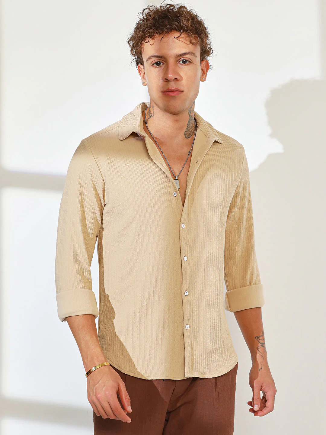 Stripe-Creased Shirt - Image 2