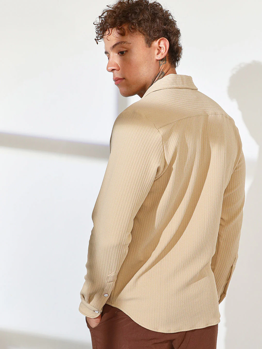 Stripe-Creased Shirt - Image 4