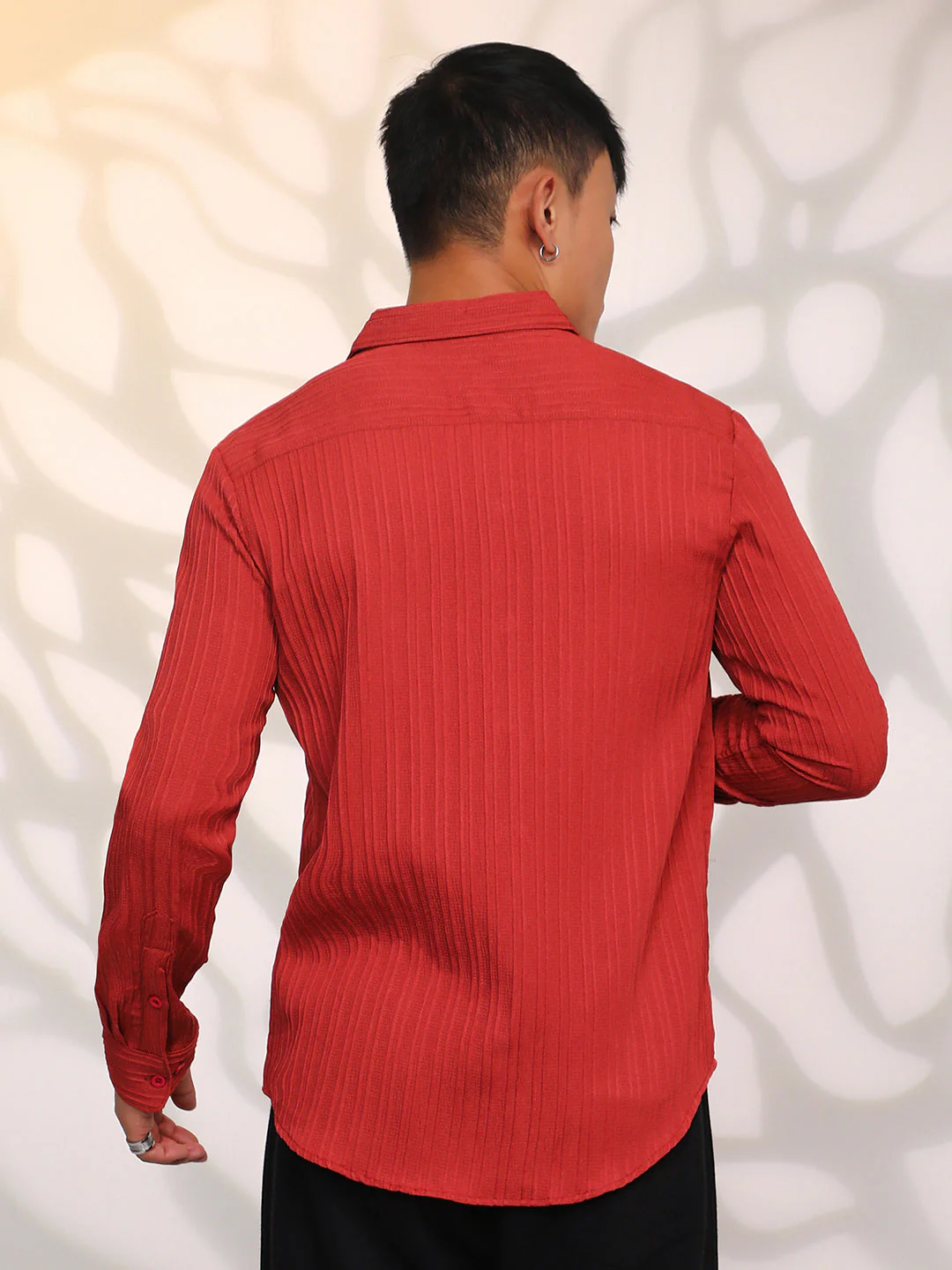 Self-Design Striped Shirt - Image 4