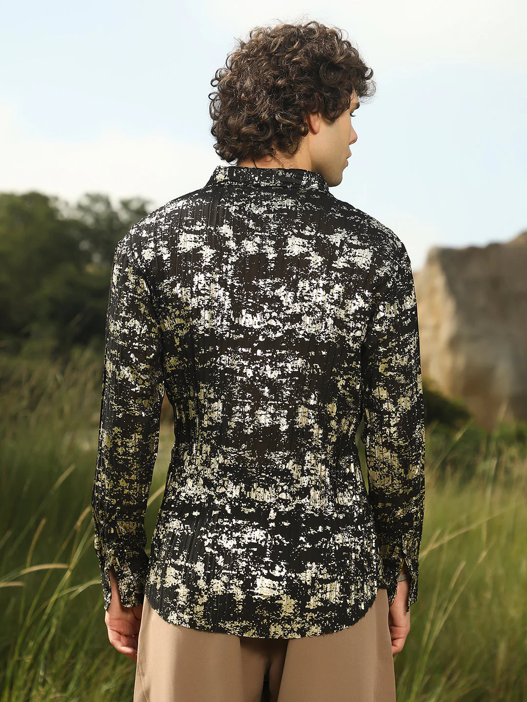 Textured Foil Shirt - Image 4