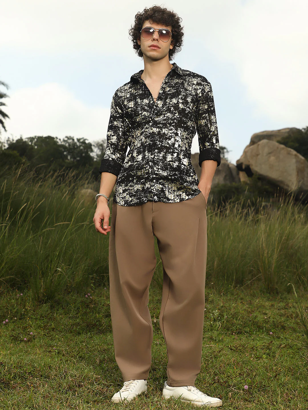 Textured Foil Shirt - Image 6