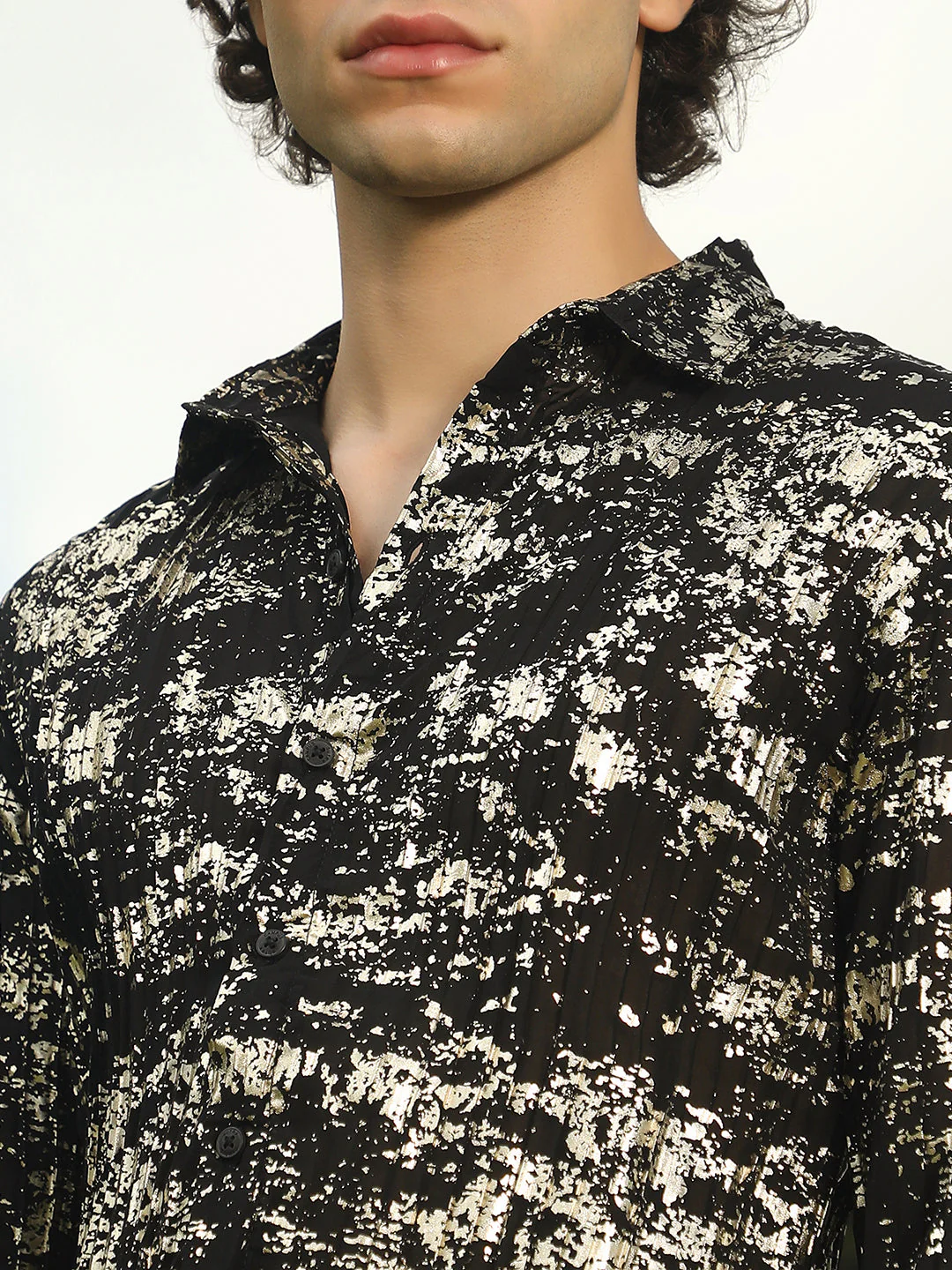 Textured Foil Shirt - Image 7
