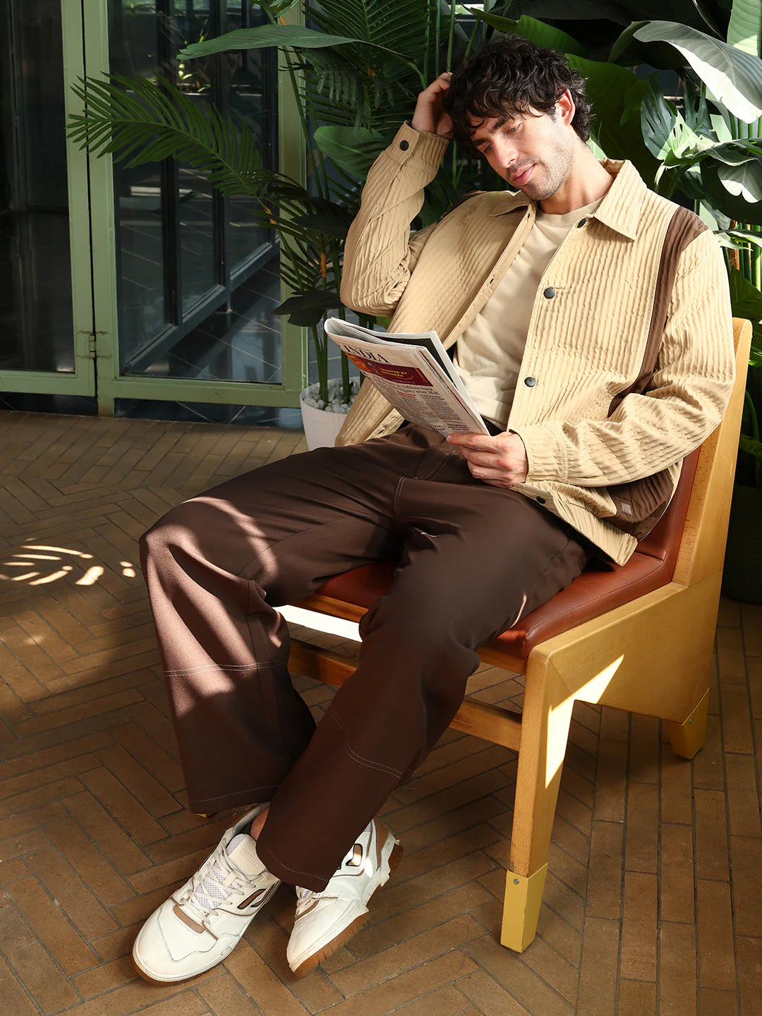 Panelled Crease-Tactile Jacket - Image 6
