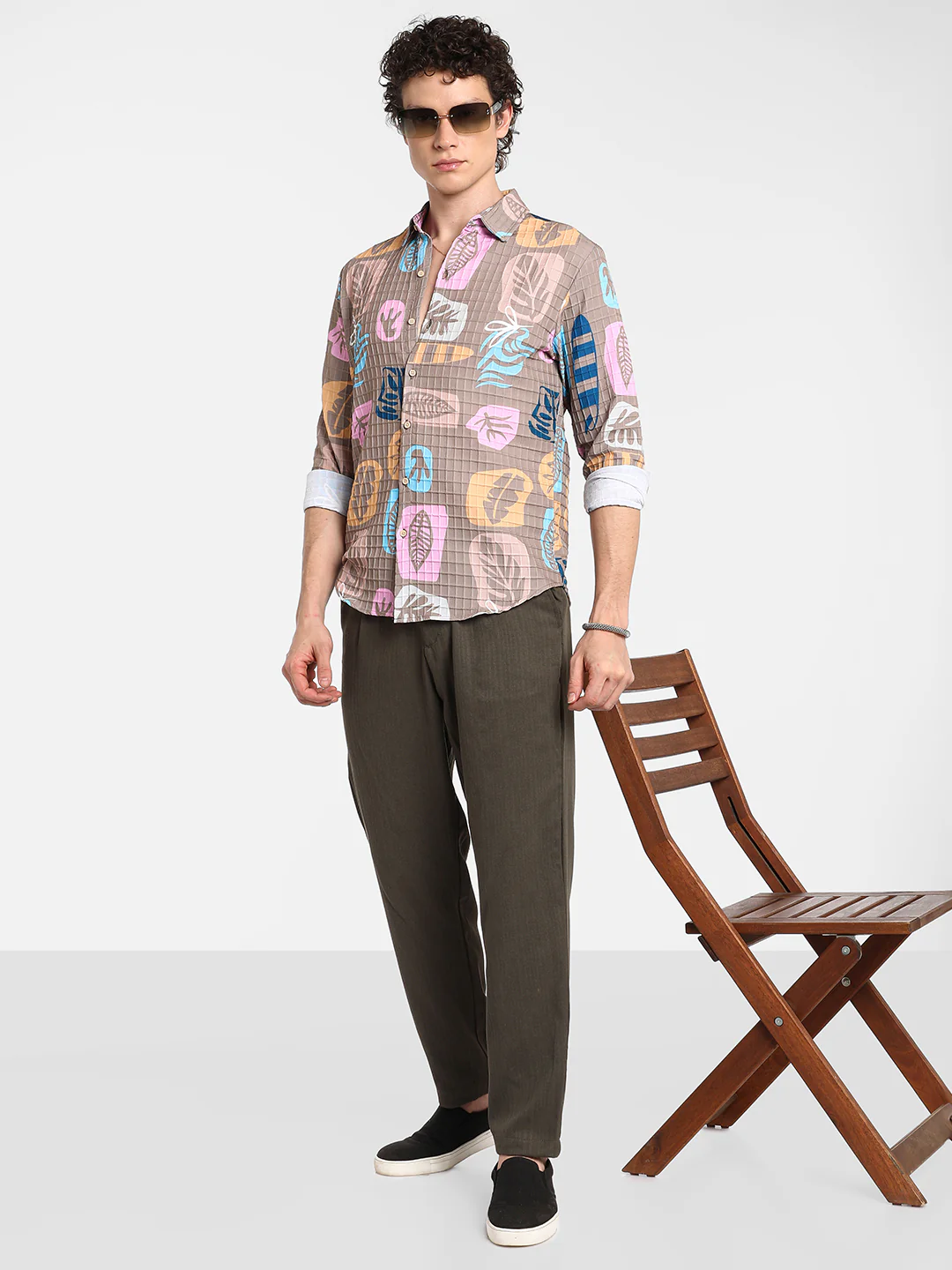 Foliage Imprint Shirt - Image 14