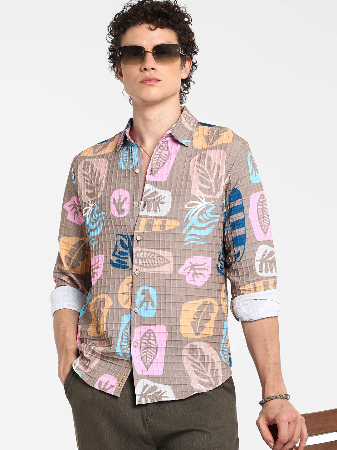 Foliage Imprint Shirt - Image 9