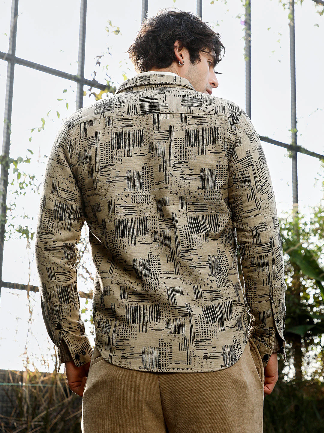 Scratch-Jacquard Utility Shirt - Image 4