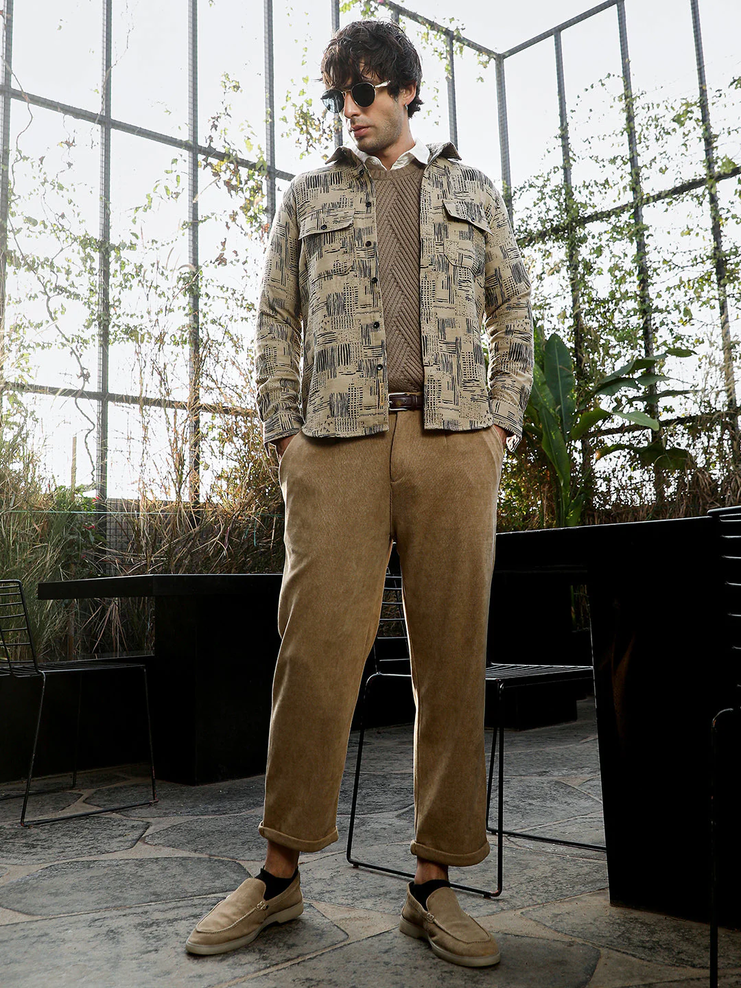 Scratch-Jacquard Utility Shirt - Image 6