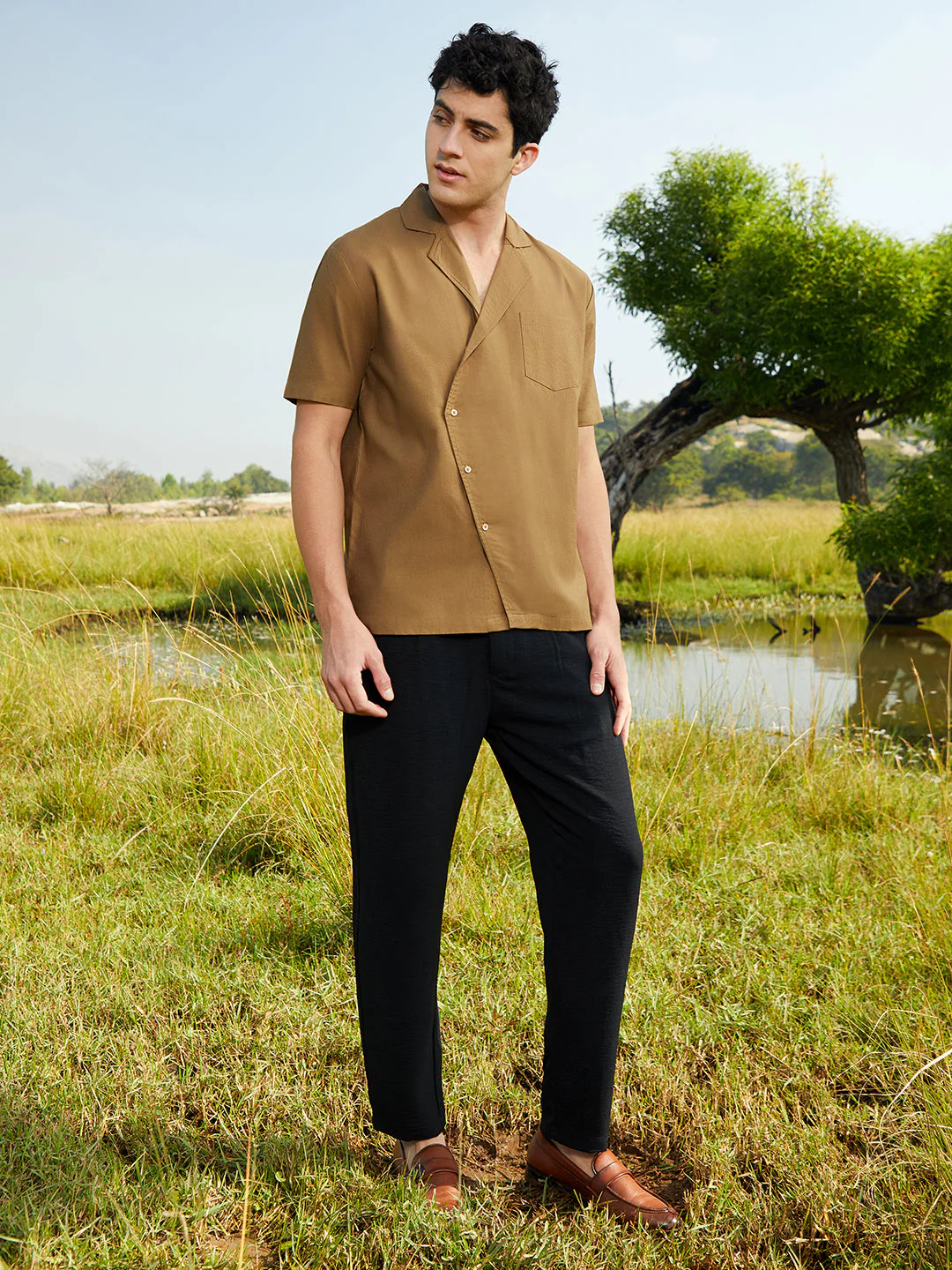 Asymmetrical Cuban Shirt - Image 5