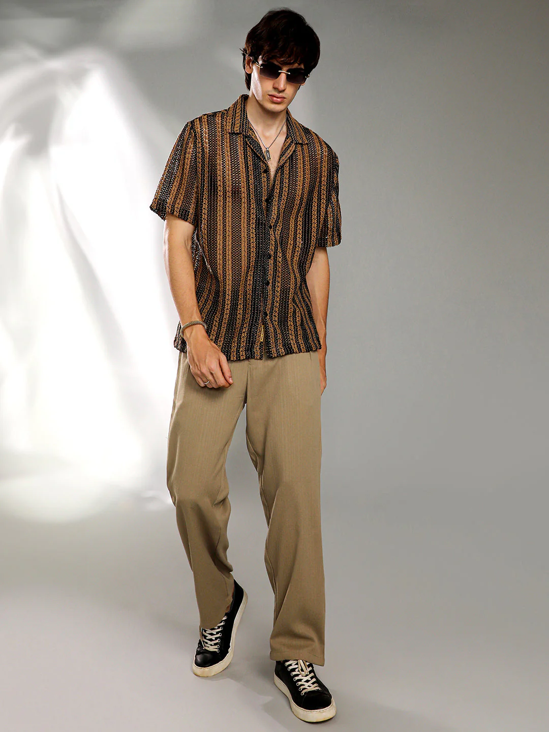 Multitrack Knit Oversized Shirt - Image 6