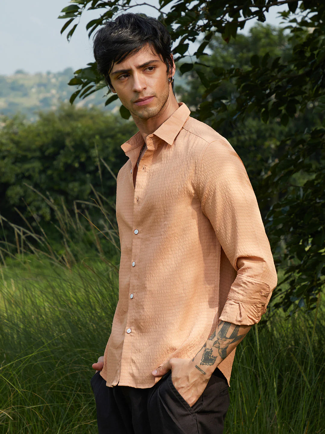 Ruche-Textured Shirt - Image 3
