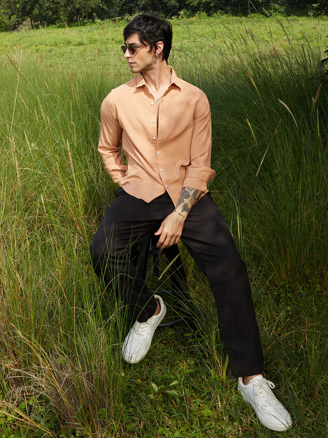 Ruche-Textured Shirt - Image 6
