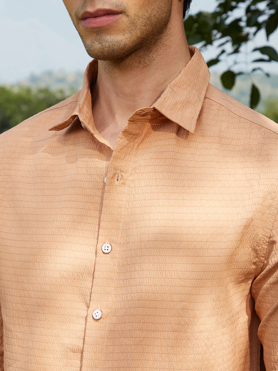 Ruche-Textured Shirt - Image 7