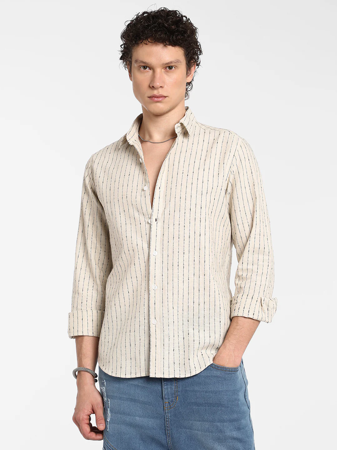 Chalk-Striped Shirt - Image 10
