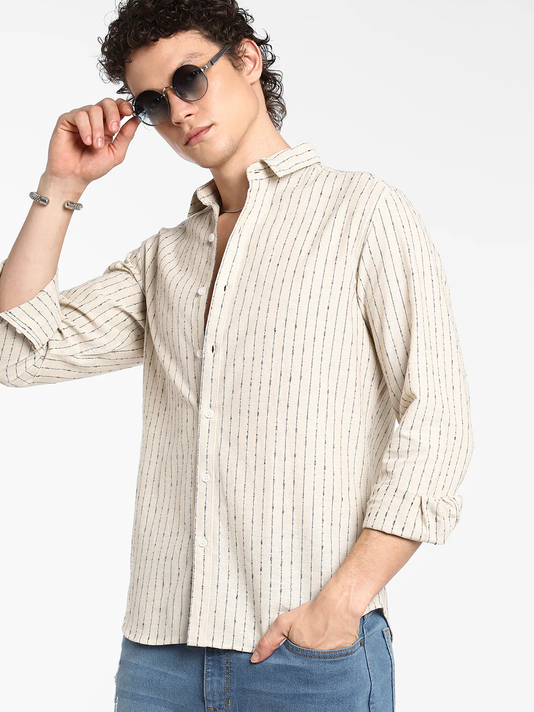 Chalk-Striped Shirt - Image 9