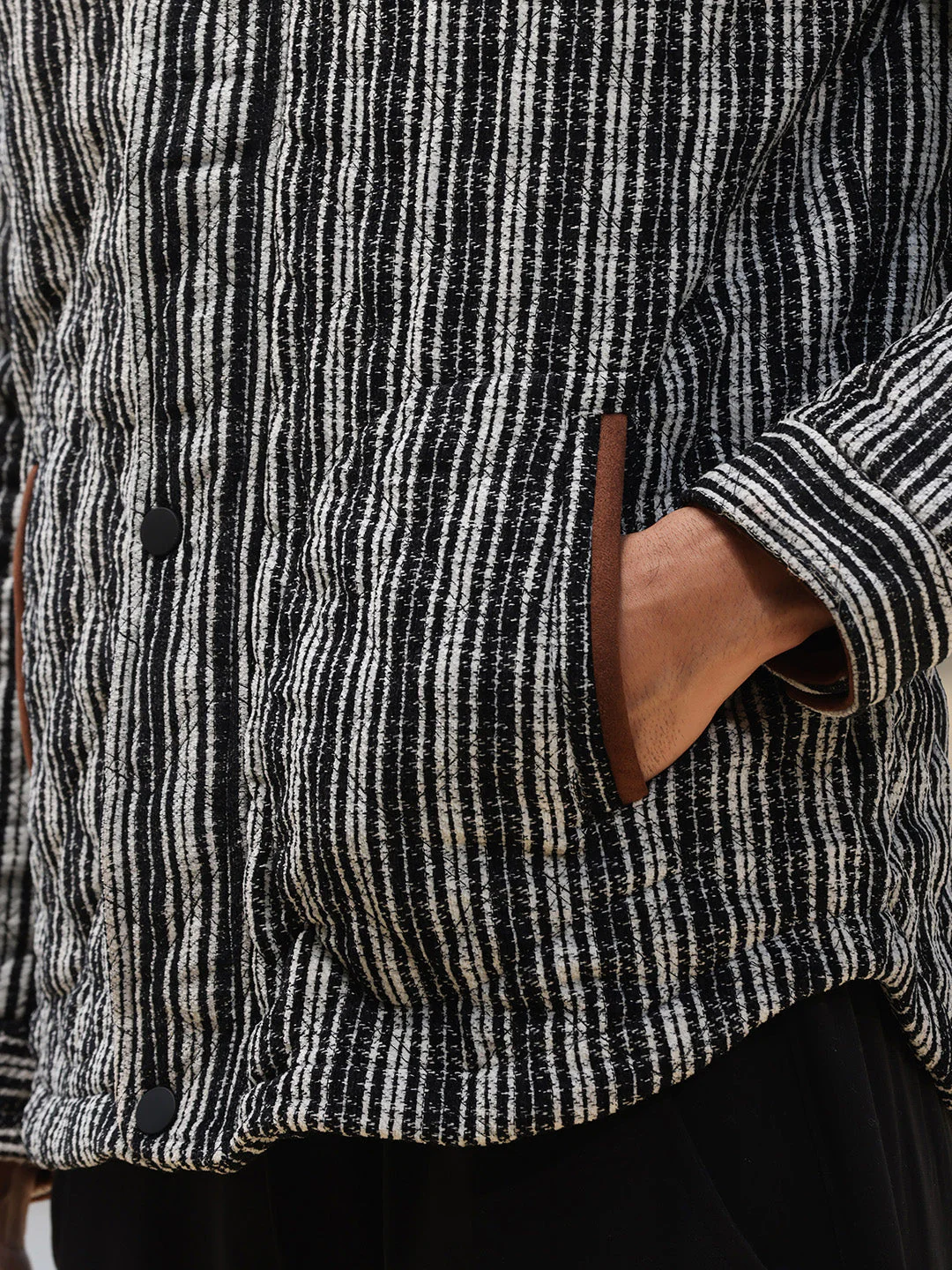 Multitrack Striped Quilted Jacket - Image 8