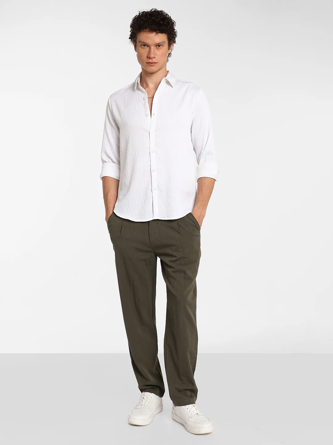 Abstract-Textured Shirt - Image 12