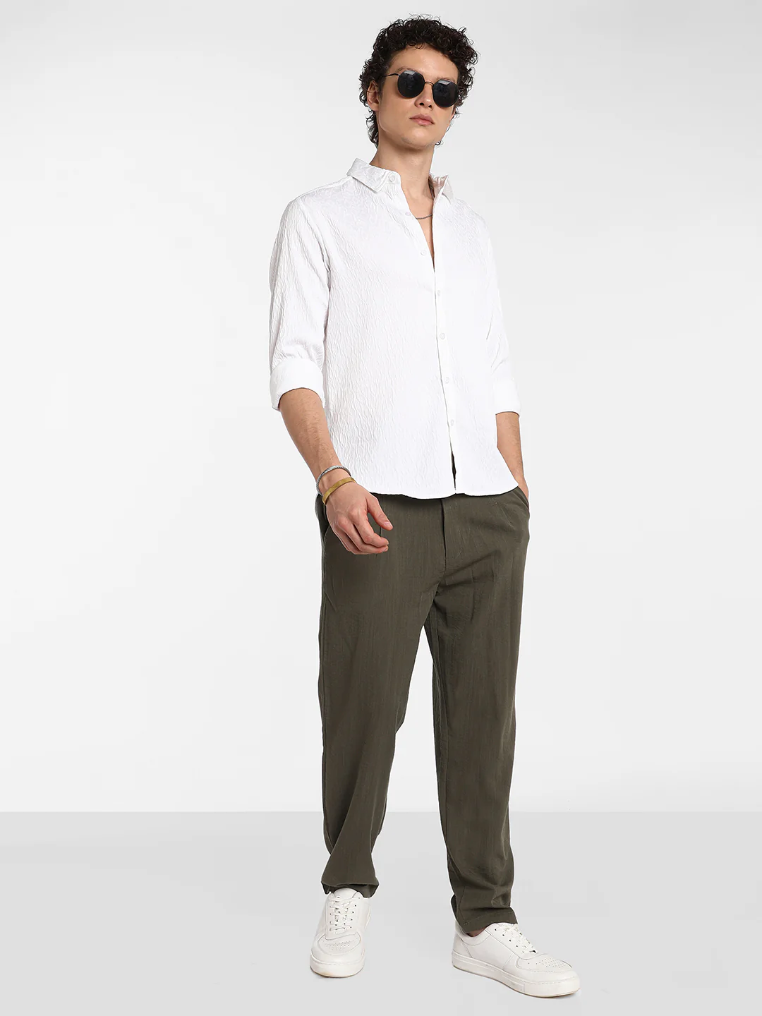 Abstract-Textured Shirt - Image 13