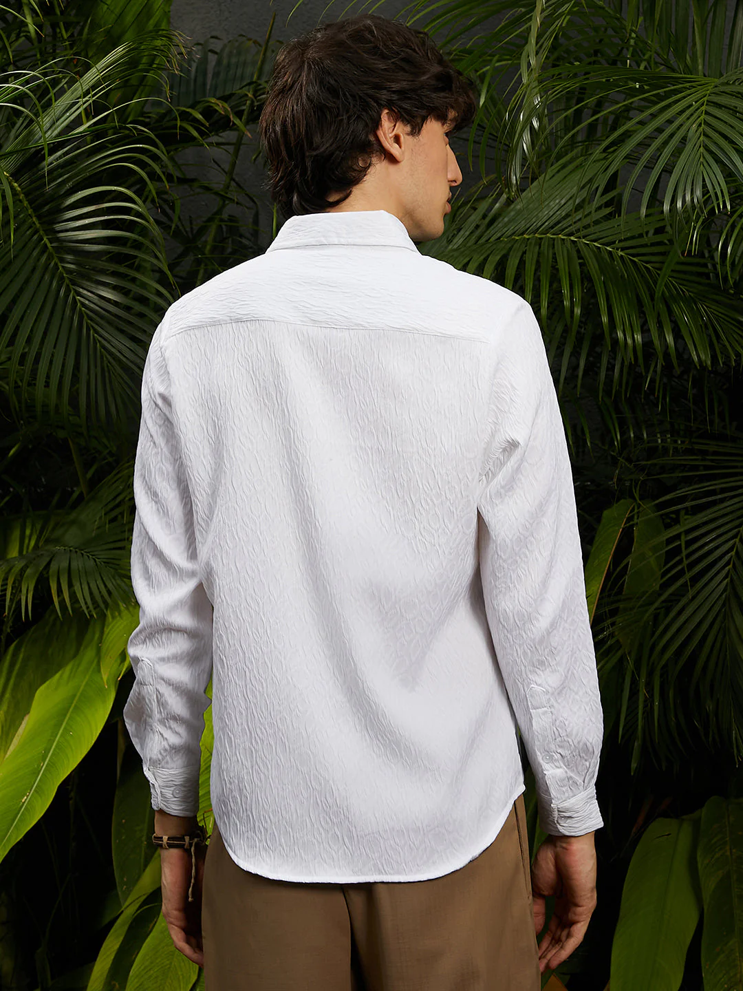 Abstract-Textured Shirt - Image 4