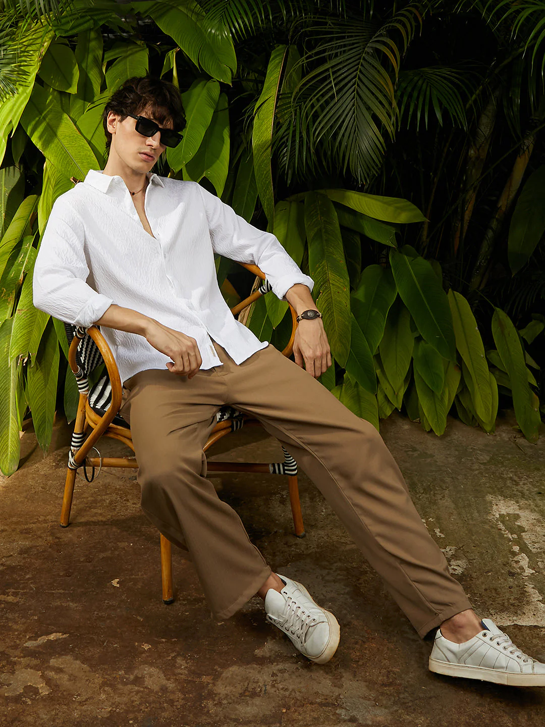 Abstract-Textured Shirt - Image 6