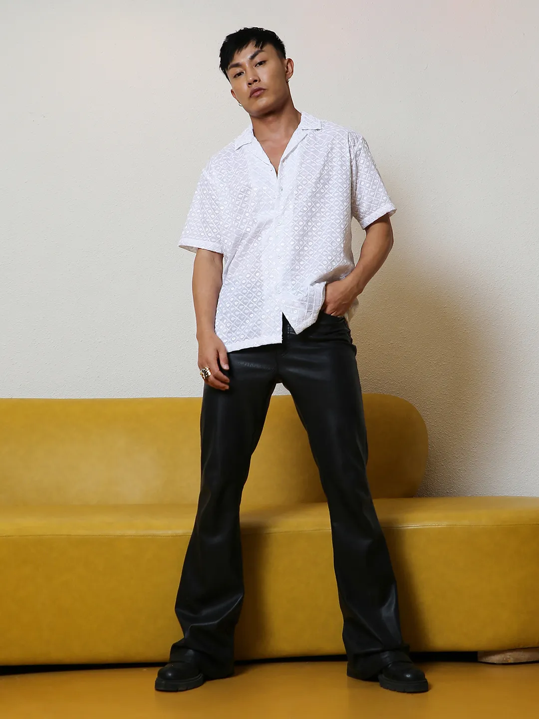 Embroidered Circular Shirt - Image 3