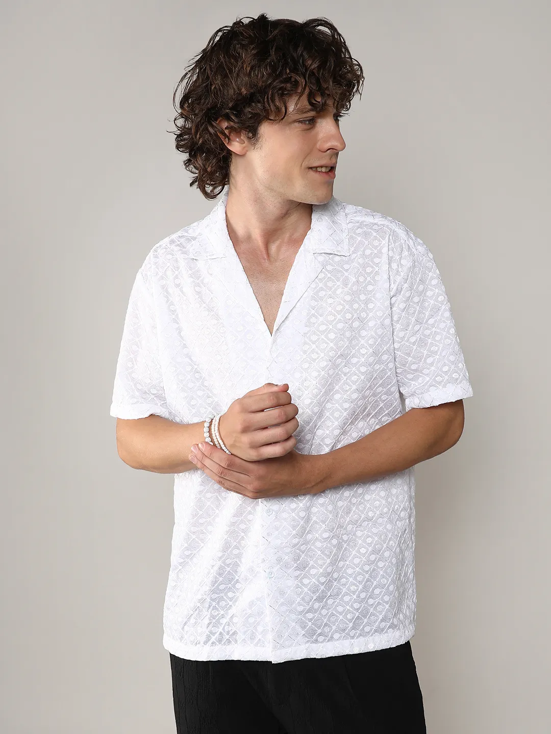 Embroidered Circular Shirt - Image 6