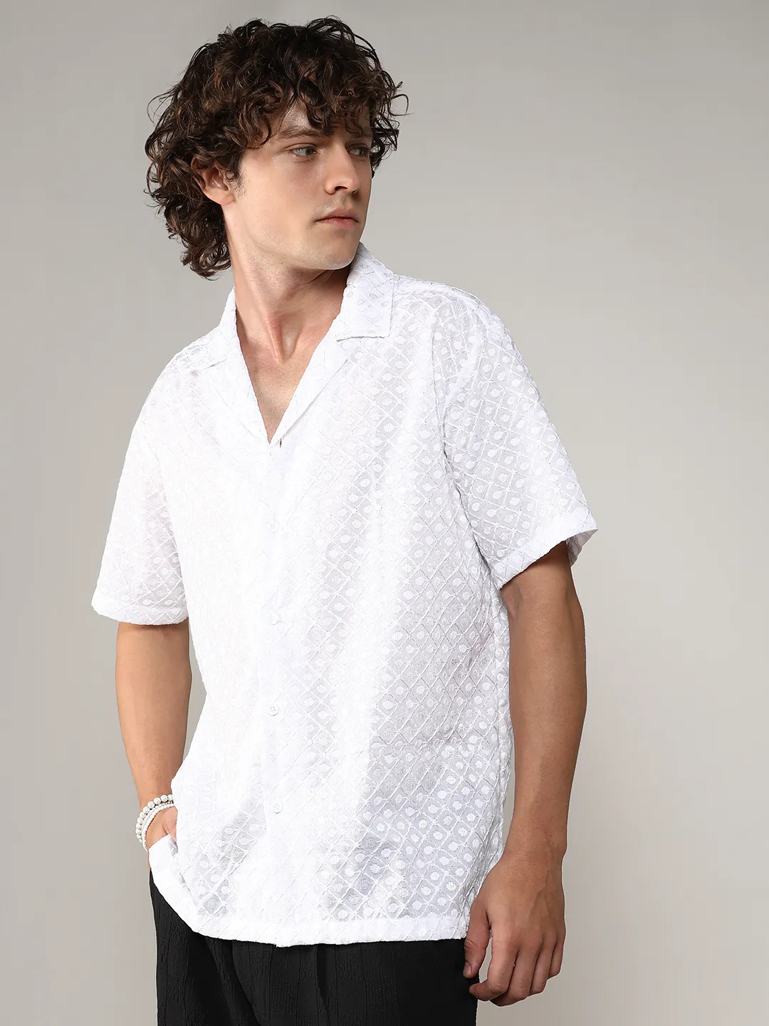 Embroidered Circular Shirt - Image 7