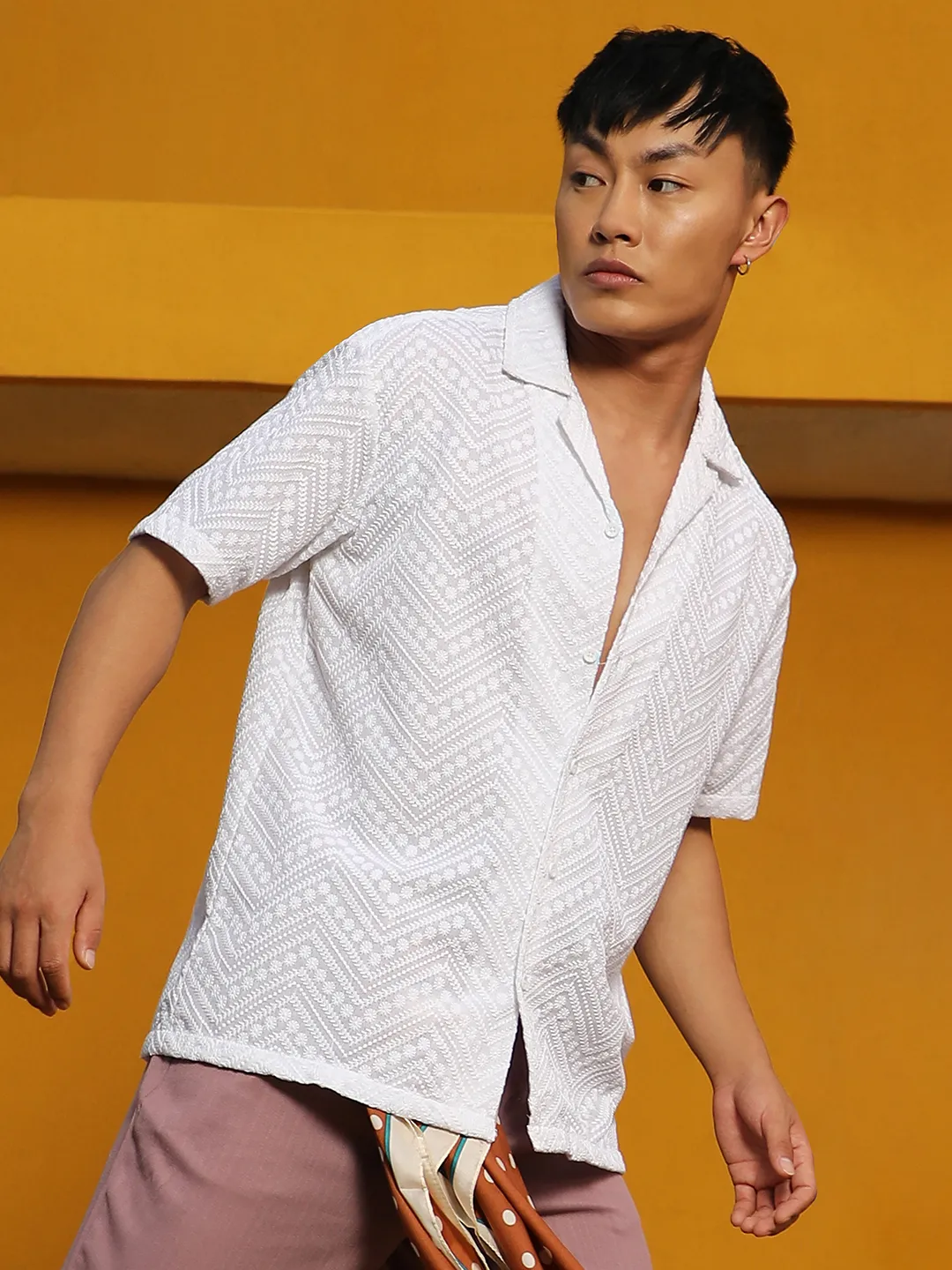 Embroidered Zig-Zag Shirt - Image 2