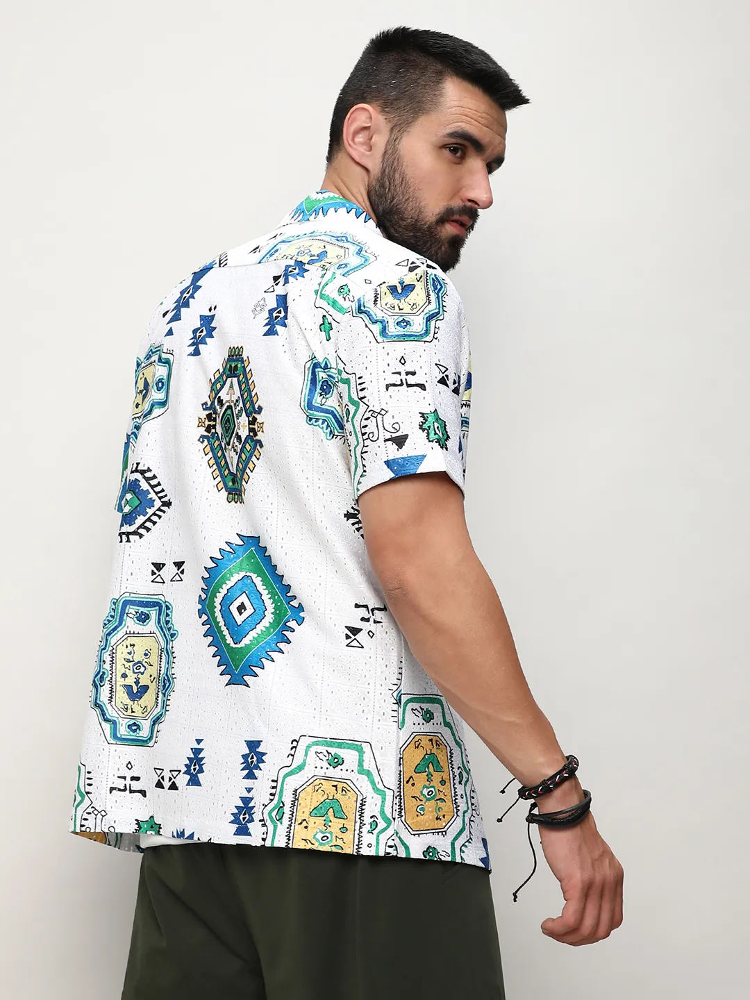Mesh Aztec Shirt - Image 4