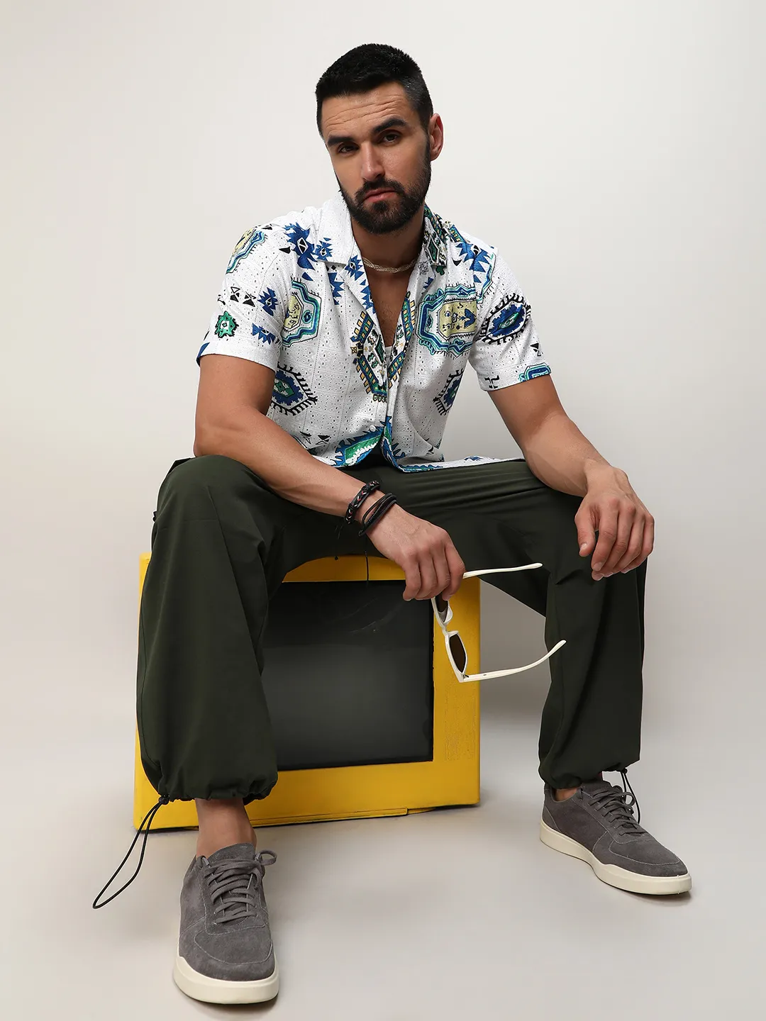 Mesh Aztec Shirt - Image 6