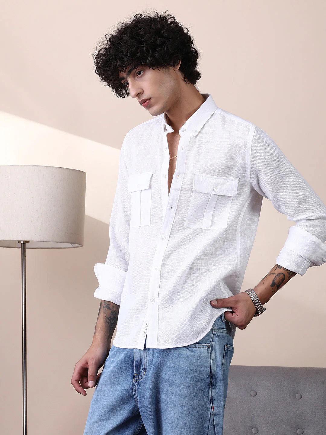 Open-Weave Utility Shirt - Image 3