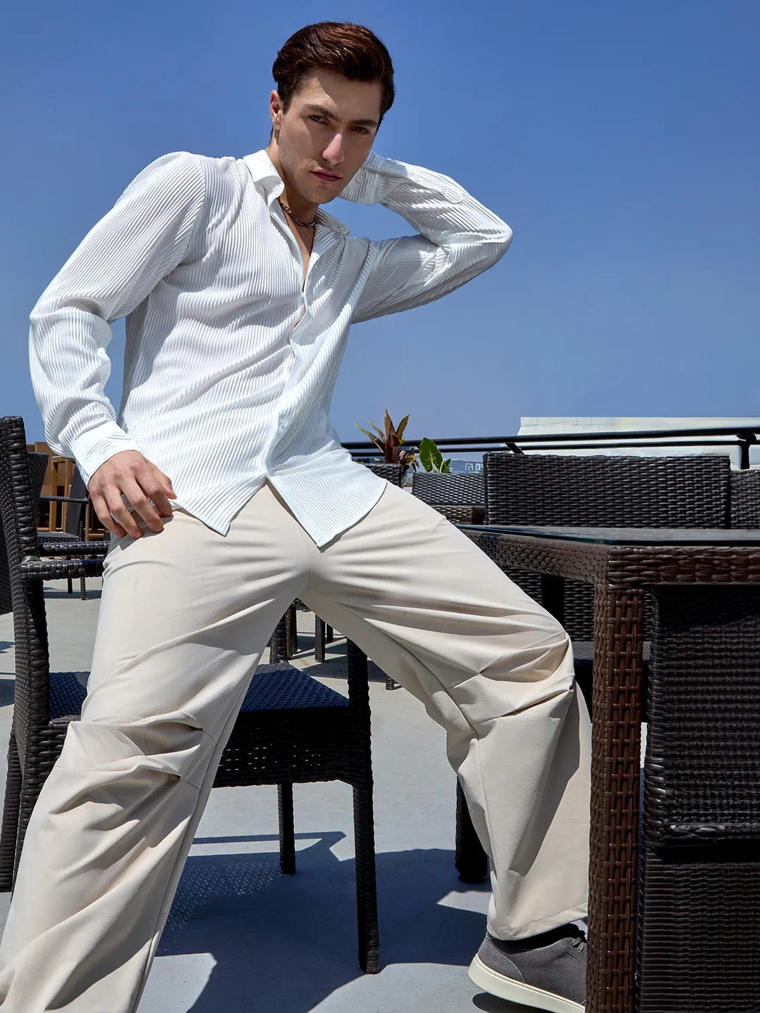 Pleat-Creased Shirt - Image 4