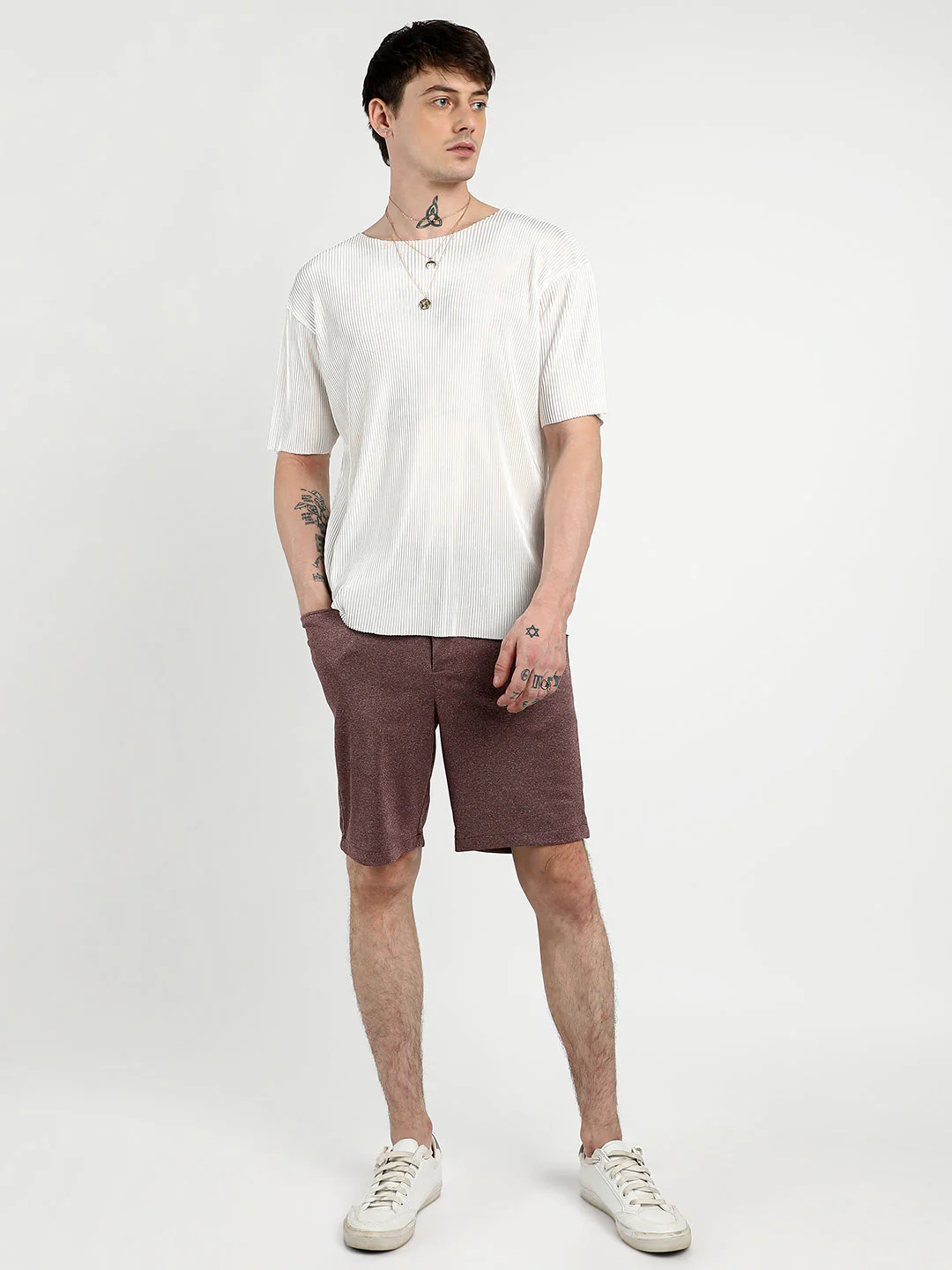 Pleated Boxy T-Shirt - Image 5