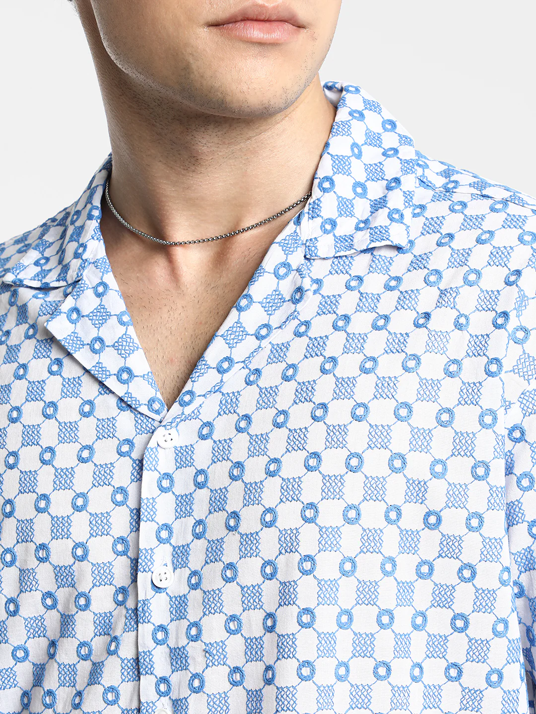 Embroidered Checkered Shirt - Image 18