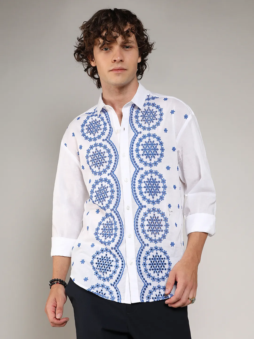 Embroidered Flora Shirt - Image 5
