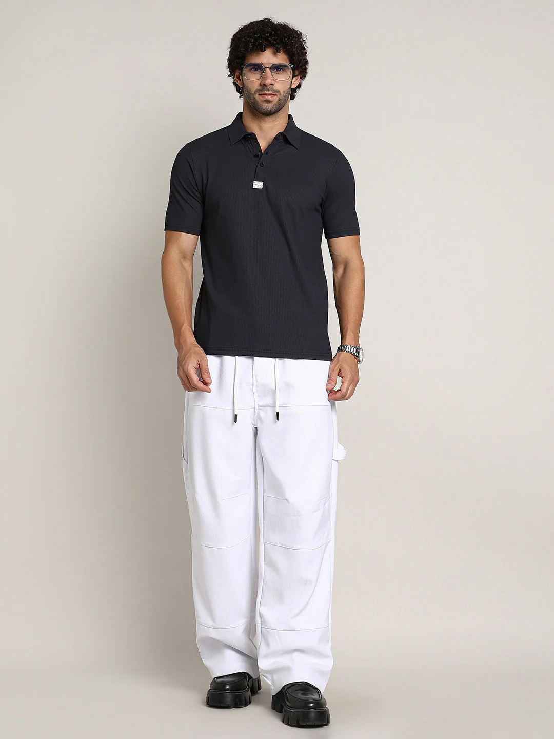 Relaxed-Panel Cargo Trousers - Image 5