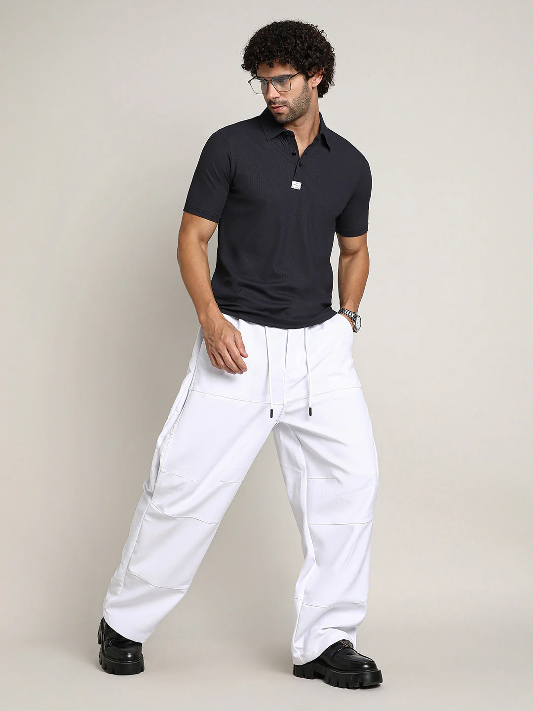 Relaxed-Panel Cargo Trousers - Image 6