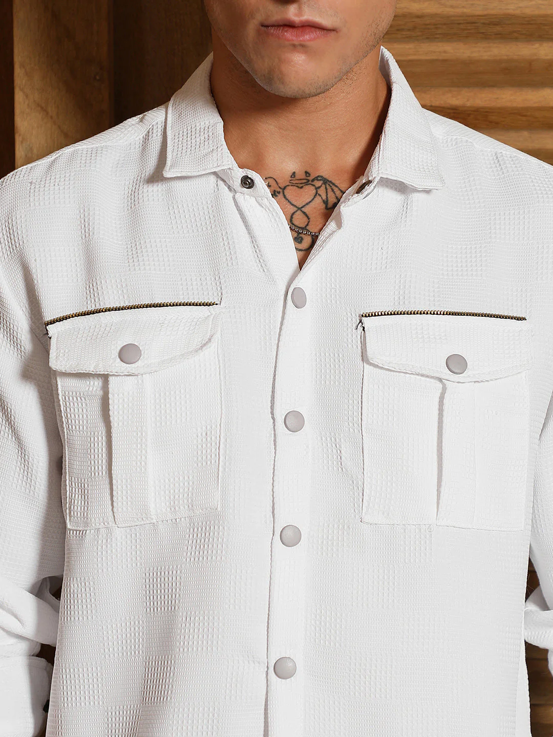 Safari-Utility Relaxed Shirt - Image 7