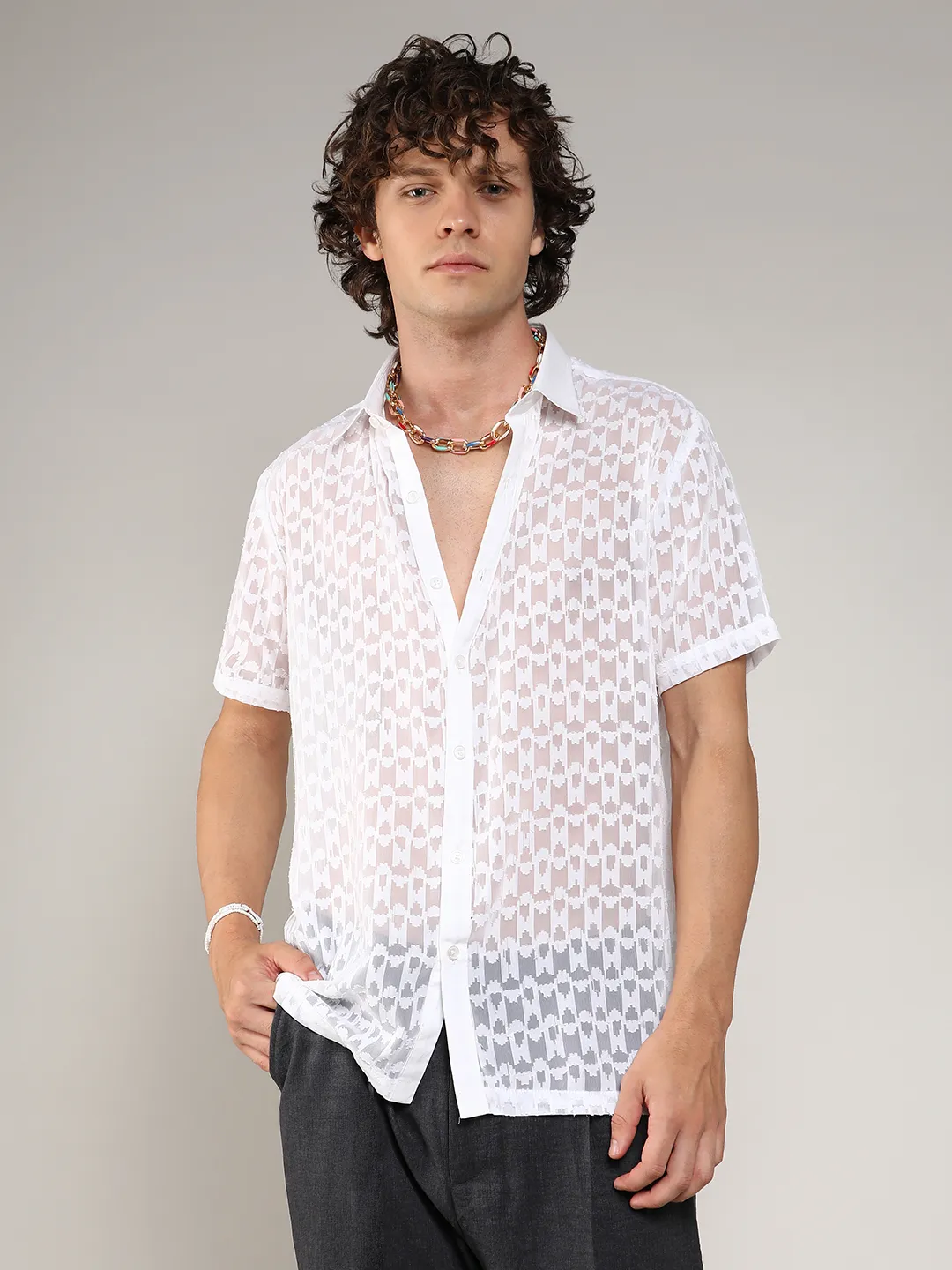 Self-Design Block Shirt - Image 6